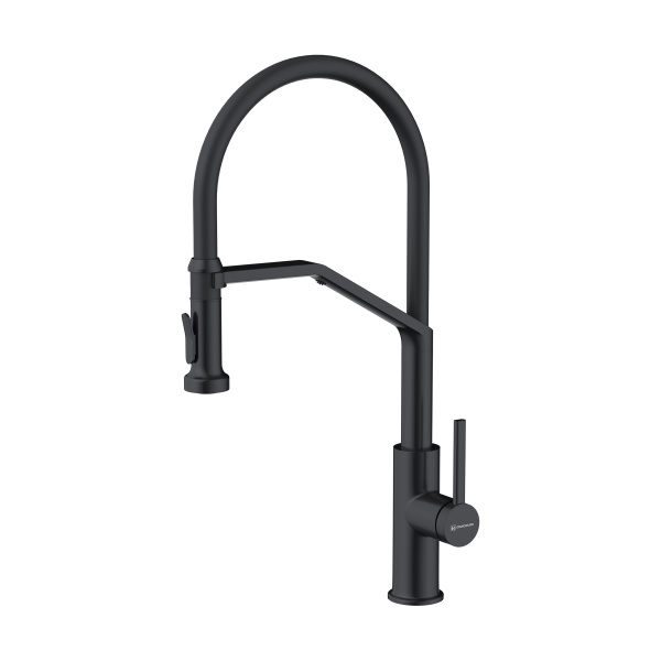 картинка Смеситель Omoikiri Makkari 2 Plus-SB-GB-BL латунь/графит/черный от магазина SEFI