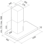 картинка Вытяжка Falmec Lux 120 ix (800) ECP от магазина SEFI