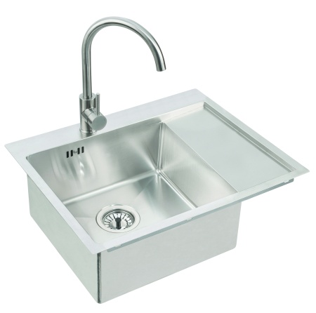 картинка Мойка QUARTO 20 BRS-90 615х480 в комплекте с сифоном 1130551, от магазина SEFI