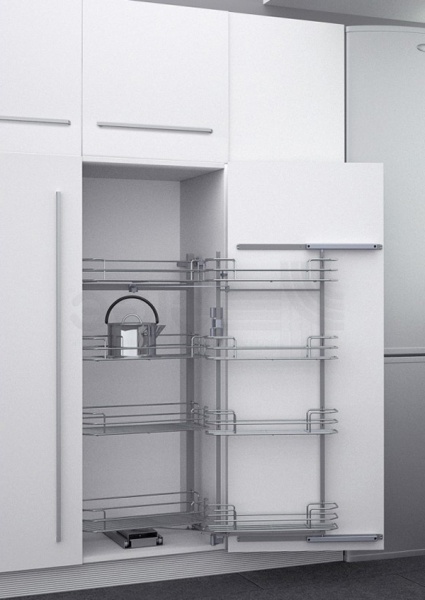 картинка Выдвижная система Duo-8 в высокий шкаф с Soft-close 560*470*1110/1460 от магазина SEFI