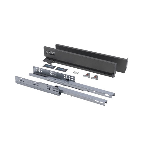 картинка Система ящиков Slimbox AKS L-300 H=90 графит PUSH TO OPEN ДСП16мм от магазина SEFI