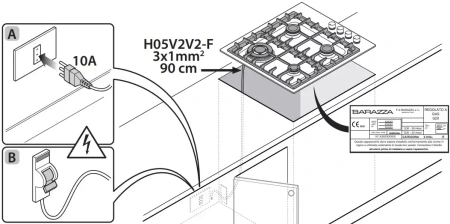 картинка Газовая варочная панель Barazza 1POF80 от магазина SEFI