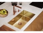 картинка Мойка Alveus QUADRIX MONARCH 60 BRONZE 740x400x200 в комплекте с выпуском без сифона от магазина SEFI