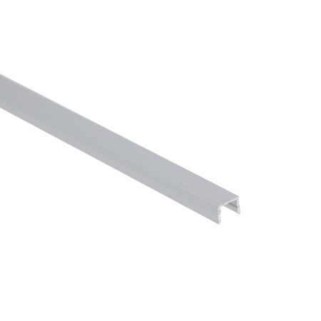 картинка Профиль алюминиевый накладной NAVI-0806A с экраном, узкий, цвет алюминий, 2м, AKS от магазина SEFI