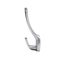 картинка Крючок меб. двухрожковый мет. QUEEN хром матовый AKS от магазина SEFI