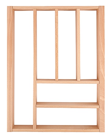 картинка Лоток Fit Frame для столовых приборов 450 без дна 471*356*56 от магазина SEFI