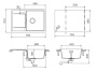 картинка Кухонная мойка SCHOCK ETON 50D CRISTADUR магма от магазина SEFI