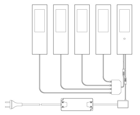 картинка Светильник PRISMA Set5 магазин SEFI являющийся официальным дистрибьютором в России  картинка Светильник PRISMA Set5 от магазина SEFI