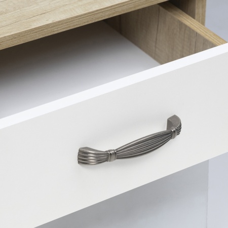 картинка Ручка меб. скоба мет. MAGIA 128 античное серебро, AKS от магазина SEFI