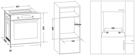 картинка Духовой шкаф Schaub Lorenz SLB ES6353 от магазина SEFI