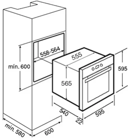 картинка Духовой шкаф Teka HS 735 STAINLESS STEEL от магазина SEFI