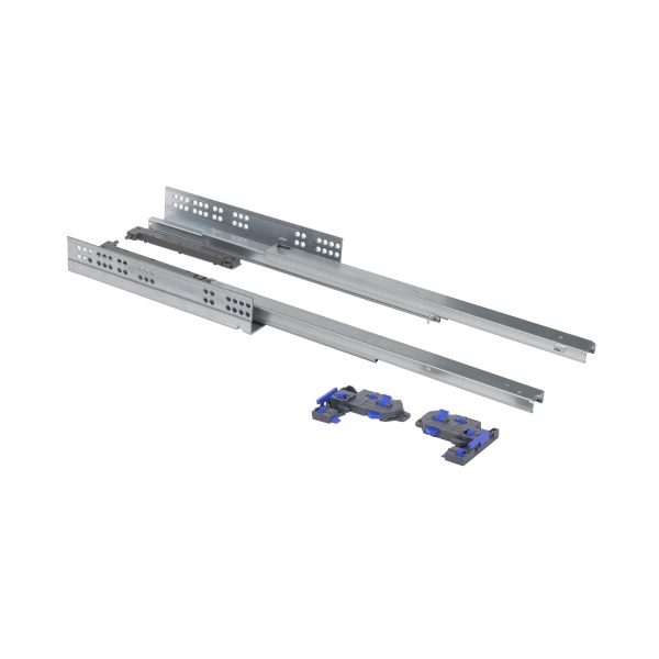 картинка Направляющая скрытого монтажа L-350 push to open ДСП до16mm с замками PRIME by AKS 3D полное выдвижение от магазина SEFI