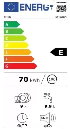 картинка Встраиваемая посудомоечная машина Smeg ST4522IN от магазина SEFI