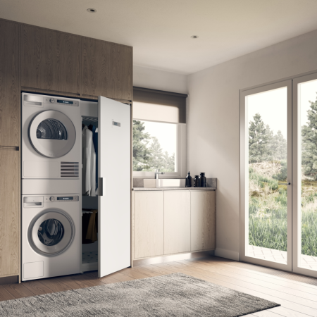 картинка Выдвижная полка с корзиной для белья Asko HDB1153W от магазина SEFI