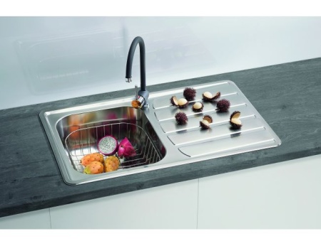 картинка Мойка ZOOM 20 MAXIM SAT-90 790X500 в компл. с сифоном 1130551, от магазина SEFI