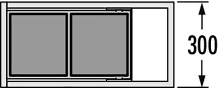картинка Комплект контейнеров Tandem 30 см, 2х15 л от магазина SEFI