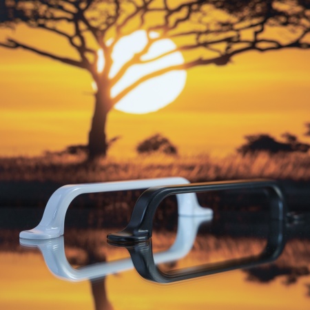 картинка Ручка меб. скоба мет. EIVIND 128 черный, AKS от магазина SEFI