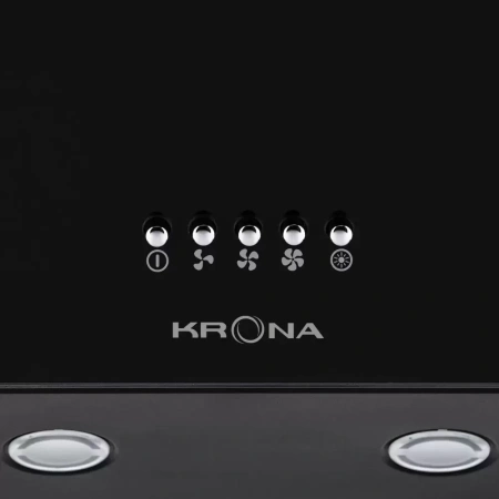 картинка Вытяжка Krona HELGA 600 black PB от магазина SEFI