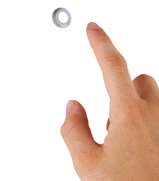 картинка Сенсорный диммируемый выключатель MINI TOUCH DIMMER магазин SEFI являющийся официальным дистрибьютором в России  картинка Сенсорный диммируемый выключатель MINI TOUCH DIMMER от магазина SEFI