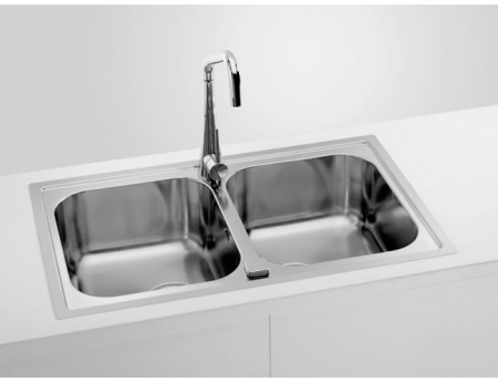 картинка Мойка LINE MAXIM 70 SAT 90 795X505 в компл. с сифоном 1127257 от магазина SEFI