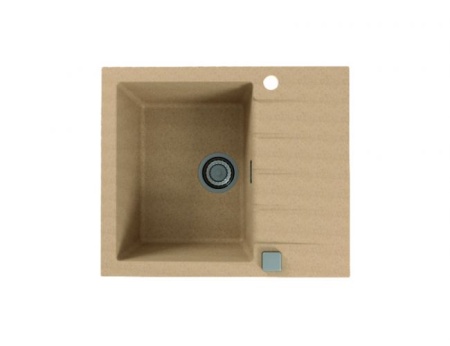 картинка Мойка ALVEUS GRANITAL CADIT 10 BEIGE - G55 590 X 500  1X в комплекте с сифоном 1132823, от магазина SEFI