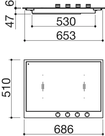картинка Индукционная варочная панель Barazza 1PBF7ID от магазина SEFI