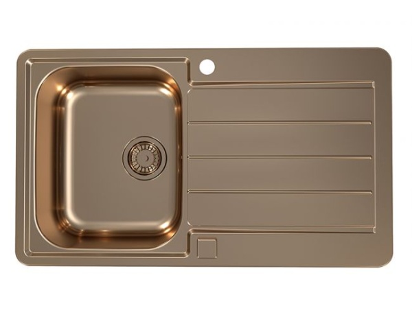 картинка Мойка Alveus LINE MONARCH 20 BRONZE 860X5001X в компл. с выпуском без сифона, от магазина SEFI