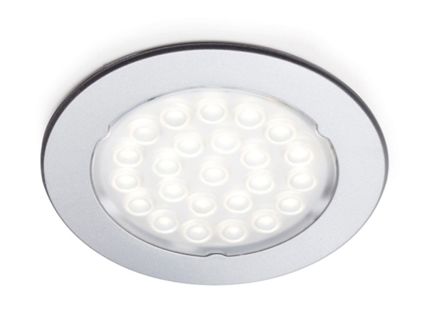 картинка Светильник светодиодный Metris V12, 1,6Вт, 12В, свет теплый алю, d68х9,2мм магазин SEFI являющийся официальным дистрибьютором в России  картинка Светильник светодиодный Metris V12, 1,6Вт, 12В, свет теплый алю, d68х9,2мм от магазина SEFI