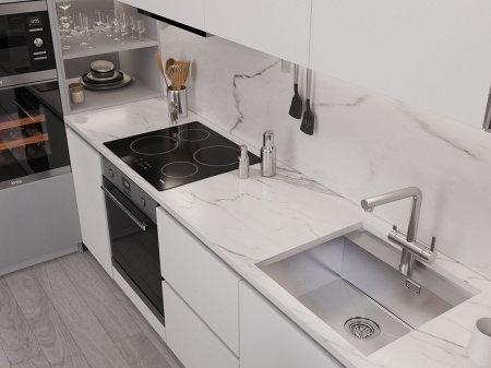 картинка Мойка Oulin F121X, поверхность сатин от магазина SEFI