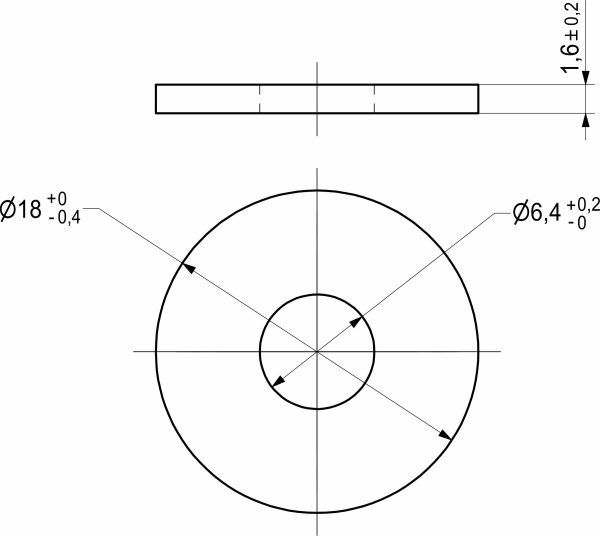 картинка Шайба плоская увеличенная d6 DIN9021 (уп/20 шт) AKS магазин SEFI являющийся официальным дистрибьютором в России  картинка Шайба плоская увеличенная d6 DIN9021 (уп/20 шт) AKS от магазина SEFI
