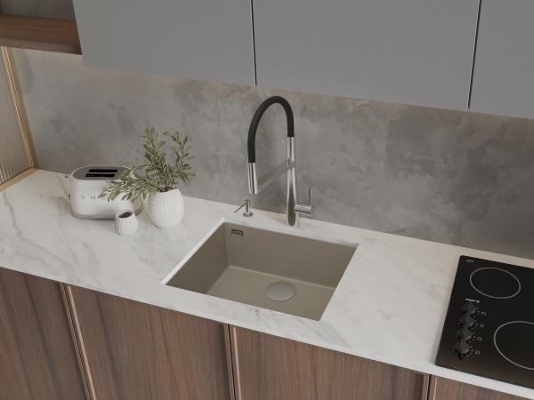 картинка Мойка Rivelato STRIA 6053 1-чаш 600*440 Какао 702 от магазина SEFI