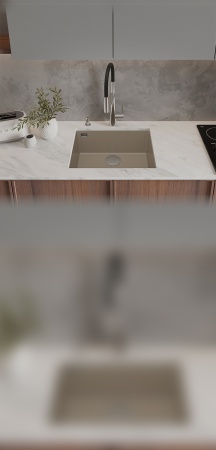 картинка Мойка Rivelato STRIA 6053 1-чаш 600*440 Какао 702 от магазина SEFI