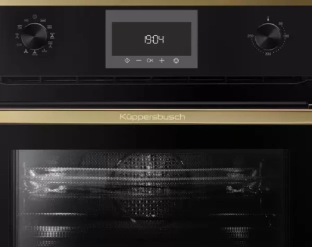 картинка Компактный духовой шкаф с микроволнами Kuppersbusch CBM 6330.0 S4 Gold от магазина SEFI