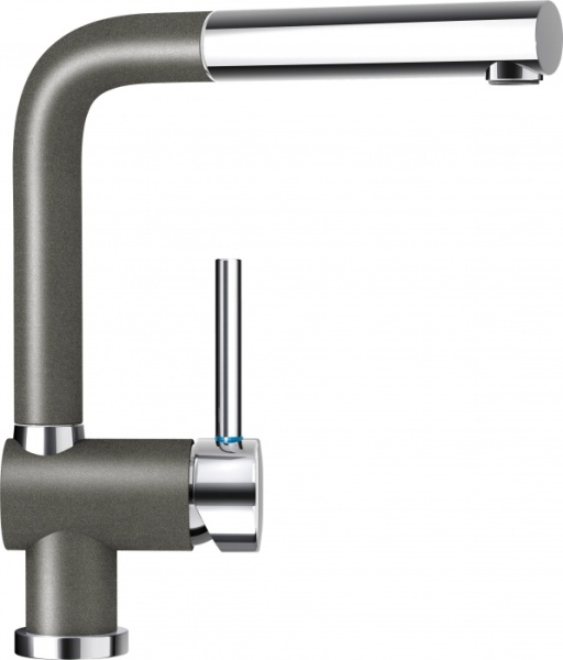 картинка Кухонный смеситель SCHOCK PIEGA-D серебристый камень от магазина SEFI