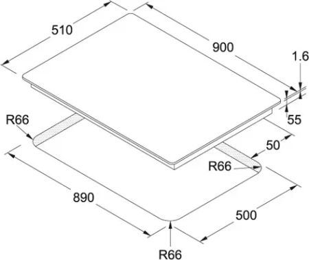 картинка Индукционная варочная панель Franke FHI 904 4I ST PWL от магазина SEFI