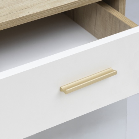 картинка Ручка меб. скоба алюм. SERENE 64/87 брашированное золото, AKS от магазина SEFI