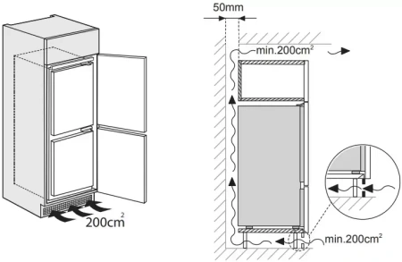 картинка Встраиваемый холодильник Franke FCB 320 NF NE F от магазина SEFI