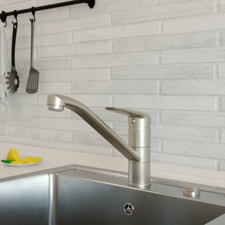 картинка Смеситель для кухни, сатин, Male, IDDIS, MALBN00i05 от магазина SEFI