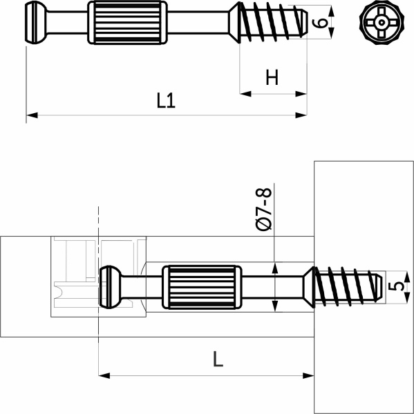 картинка Шток эксцентрика 7*34/6*11 с пластиковой красной муфтой (уп/1тыс.шт) AKS магазин SEFI являющийся официальным дистрибьютором в России  картинка Шток эксцентрика 7*34/6*11 с пластиковой красной муфтой (уп/1тыс.шт) AKS от магазина SEFI