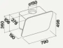 картинка Вытяжка Falmec Tab 80 White от магазина SEFI