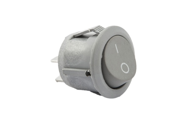 картинка Выключатель механический, врезной, серый, AKS от магазина SEFI