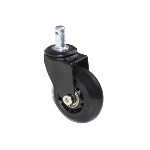 картинка Колесо меб. SKATE d63 со штоком, черный PRIME by AKS от магазина SEFI