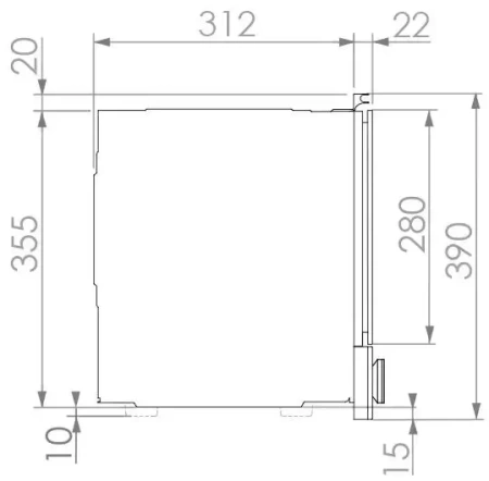 картинка Встраиваемая микроволновая печь Pando PHM-950 от магазина SEFI