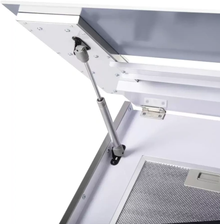 картинка Вытяжка MAUNFELD Mersey 60 белый\вставка сатин от магазина SEFI