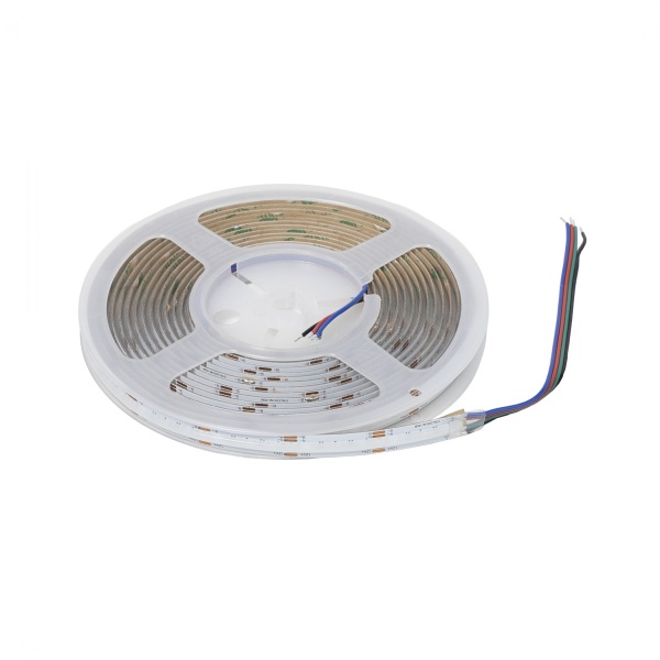 картинка Лента светодиодная COB RGB - 12W/m, 12V, 10мм, 576д/м, IP20 - 5м, AKS магазин SEFI являющийся официальным дистрибьютором в России  картинка Лента светодиодная COB RGB - 12W/m, 12V, 10мм, 576д/м, IP20 - 5м, AKS от магазина SEFI