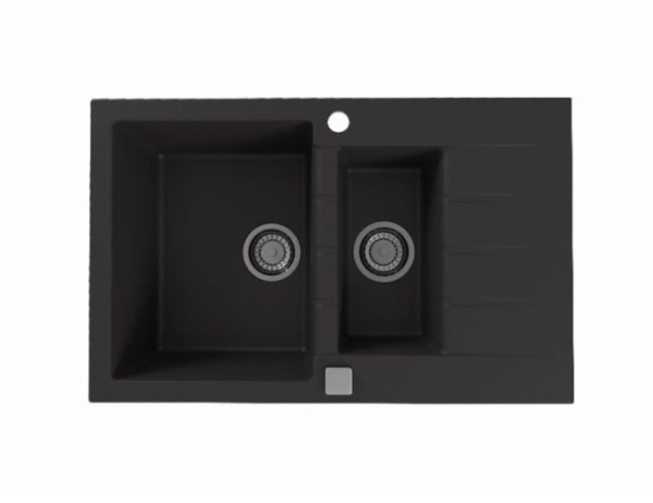картинка Мойка ALVEUS GRANITAL CADIT 70 CARBON - G91 790 X 500 в компл с 1132822, от магазина SEFI