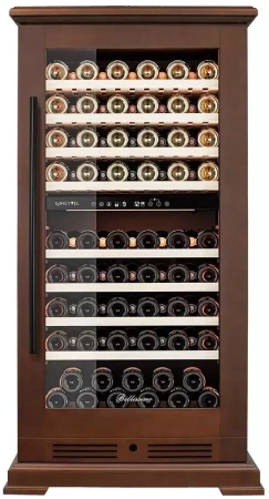 картинка Винный шкаф Meyvel MV99PRO-KBT2 (Итальянский орех) от магазина SEFI