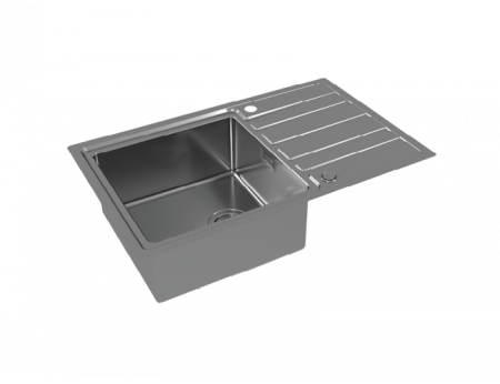 картинка Мойка RANDO 30 UP SAT-90 FS 790x500 в комплекте с сифоном  1123351 от магазина SEFI