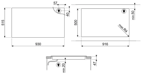 картинка Индукционная варочная панель Smeg SIA1963D от магазина SEFI