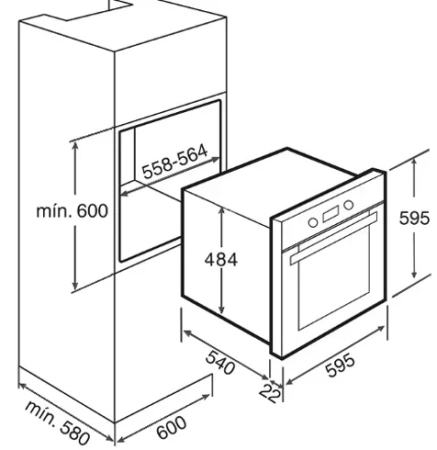 картинка Духовой шкаф Teka HS 720 Black от магазина SEFI